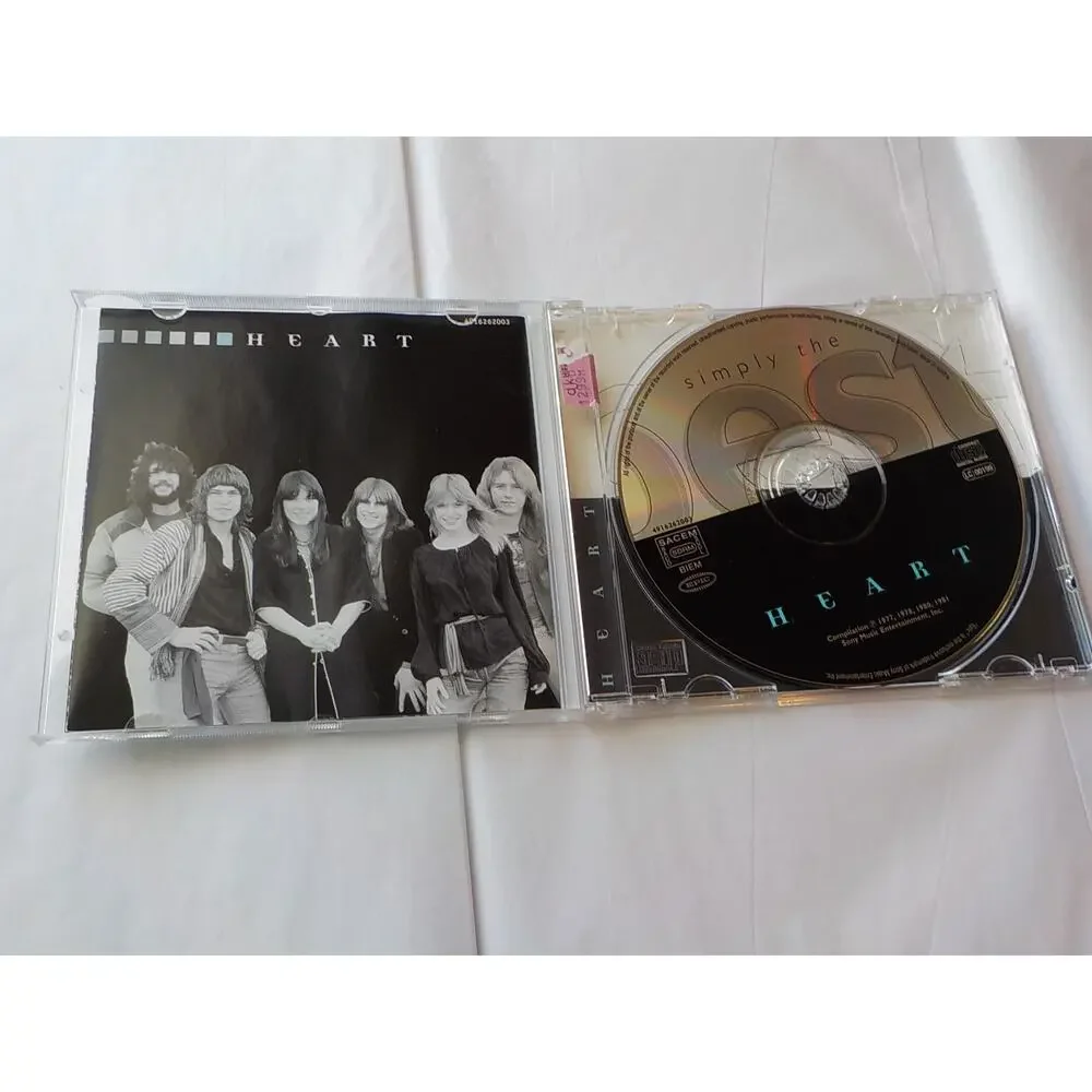 Vintage CD Rock Music Heart Simply the Best Sony Music Germany 1999
